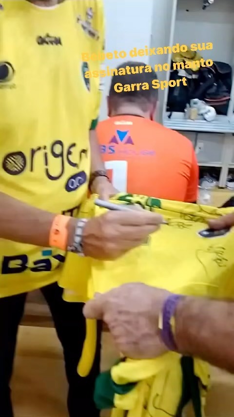 Capa original do Instagram: Bebeto e Garra Sport